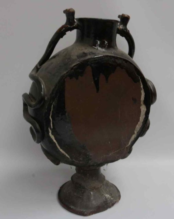 05 - 278.7_Holy Water Pottery Flask 19th Century_95923