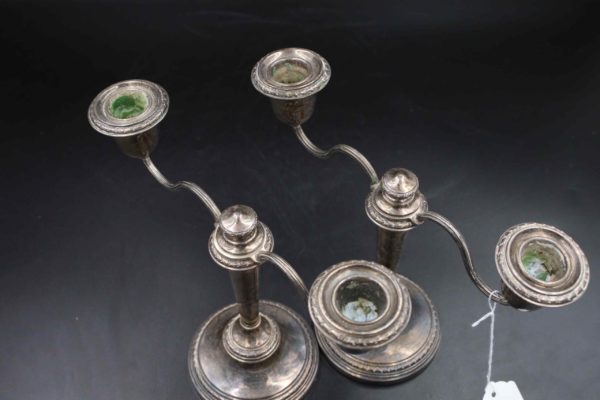 05 - 279.7_A pair of silver hallmarked candle sticks_98778