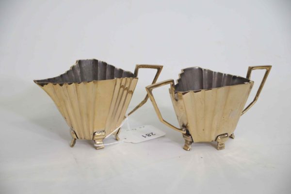 05 - 281.7_An Art Deco gold plated tea set_98780