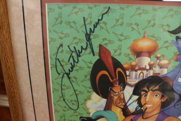05 - 311.3_Signed Disney Aladdin 1992 Framed Picture_96007