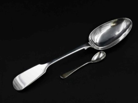 05 - 319.1_1850s Silver Spoon plus Mustard Spoon_96015