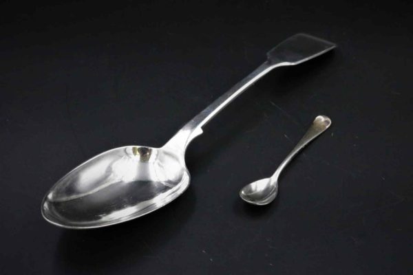 05 - 319.8_1850s Silver Spoon plus Mustard Spoon_96015