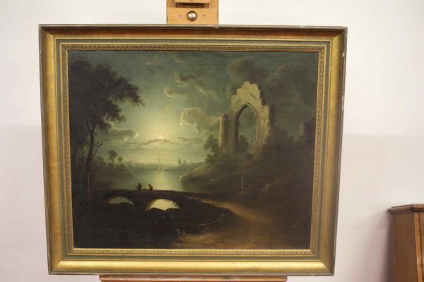 05 - 327.1_19th Century Abbey Relic Oil on Canvas_99031