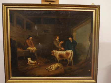 05 - 328.1_19th Century Oil on Canvas Household_99032