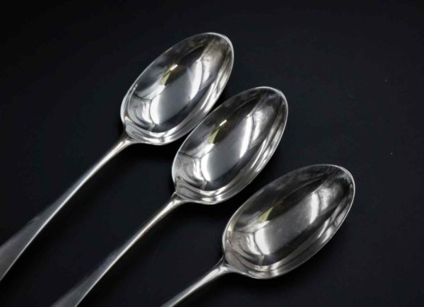 05 - 328.3_Six Silver Spoons Set of Tongs_96024