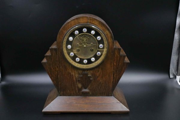 05 - 330.1_French Oak Mantle Clock_96026