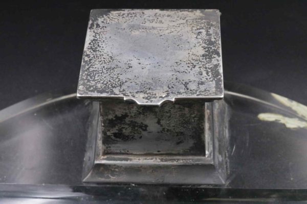 05 - 4.4_Large Art Deco Silver and Glass Ink Stand_95558