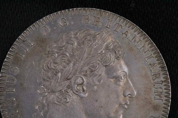 05 - 49.5_George III silver Crown 1818 Coin_95607