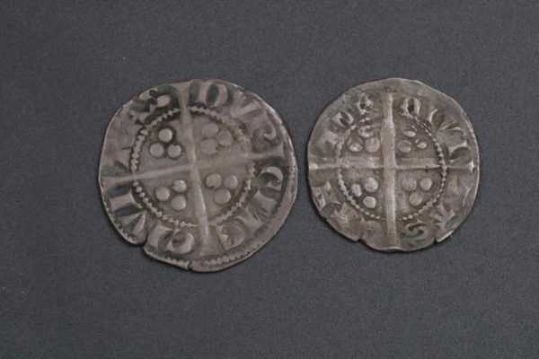 05 - 52.2_Edward 1 Pennies x 2 London Durham_95610