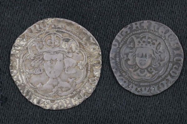 05 - 54.1_Henry VI Groat and Halfgroat Coins_95612
