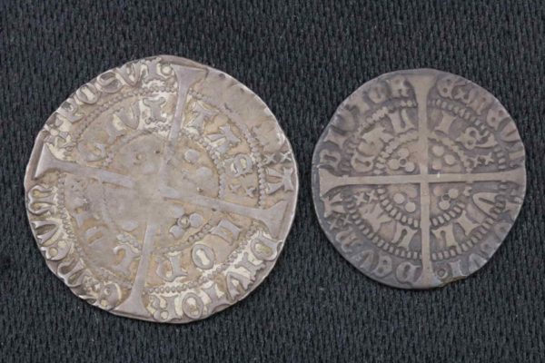 05 - 54.2_Henry VI Groat and Halfgroat Coins_95612