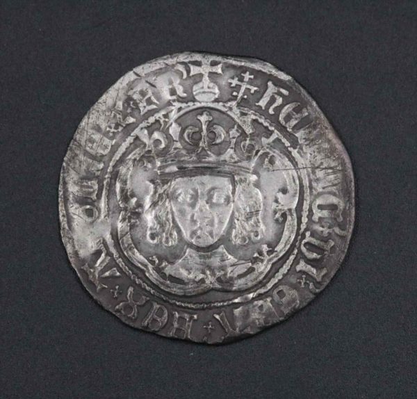 05 - 55.1_Henry VII Groat M.M Cross Crosset Coins_95613