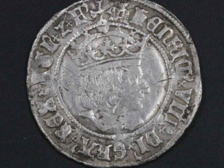 05 - 56.1_Henry VIII Groat Lot Coinage MM Castle Coins_95614