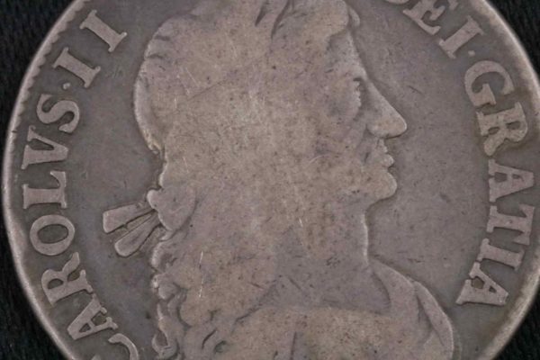 05 - 66.5_Charles II Crowns x 2 1676 Coins_95624