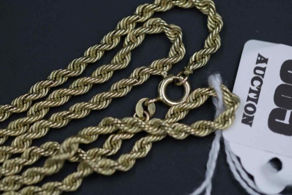 05 - 85.3_9CT Gold Ladies Rope Necklace_95643