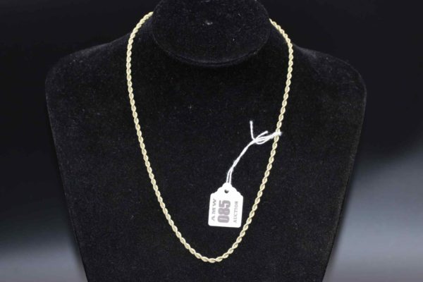 05 - 85.8_9CT Gold Ladies Rope Necklace_95643