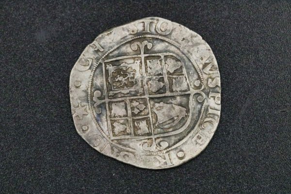 05 - 86.7_English Civil War Charles 1st Silver Shilling Coin_98326