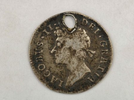 05 - 87.1_James II 1686 Threepence Coin_98327